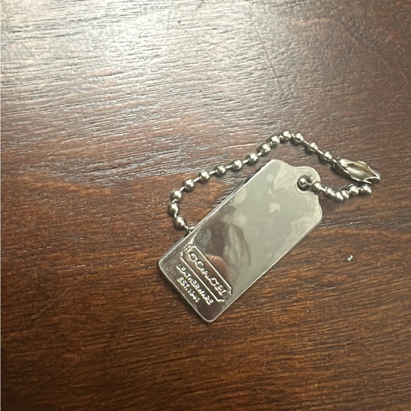 Coach Pink Mini Metal Hangtag - Picture 2 of 2